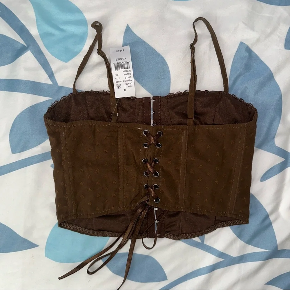 PacSun Brown Corset - Picture 5 of 5